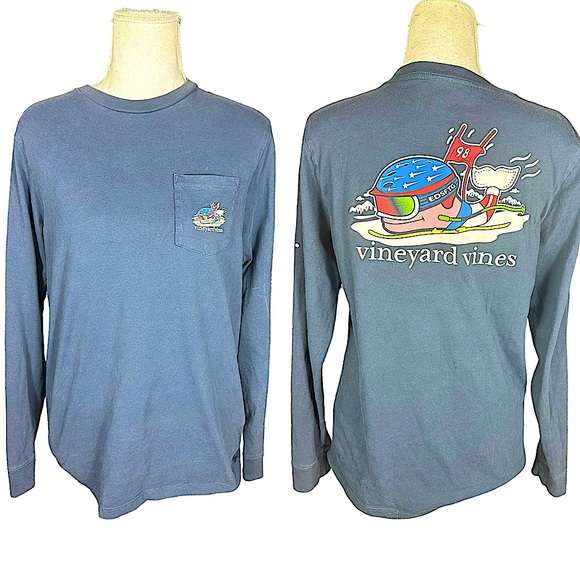 Vineyard Vines Other - VINEYARD VINES: 1998 Ski Long Sleeve Graphic Tee -Size Large Kids